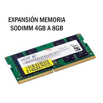 Expansion De Memoria Ram De 4gb a 8gb