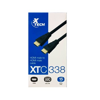 Cable Xtech Hdmi a Hdmi 4.57 Mts 1080p 30awg Xtc-3