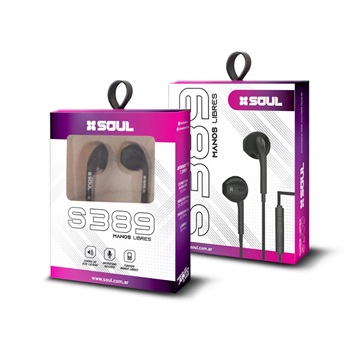 Auriculares Soul S389 Manos Libres Micrófono 3.5mm