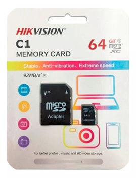 Memoria Hikvision Micro Sd 64gb C1