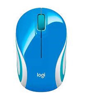 Mini Mouse Inalambrico M187 Logitech Azul