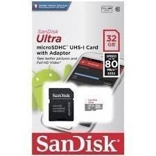 Memoria SanDisk Micro Sd 32gb Ultra Con Adaptador